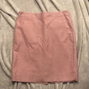 Pink pencil skirt